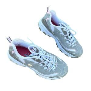 Skechers‎ D'Lites Biggest Fan Women’s Slip Resistant Shoes Size 9 Gray Sneakers